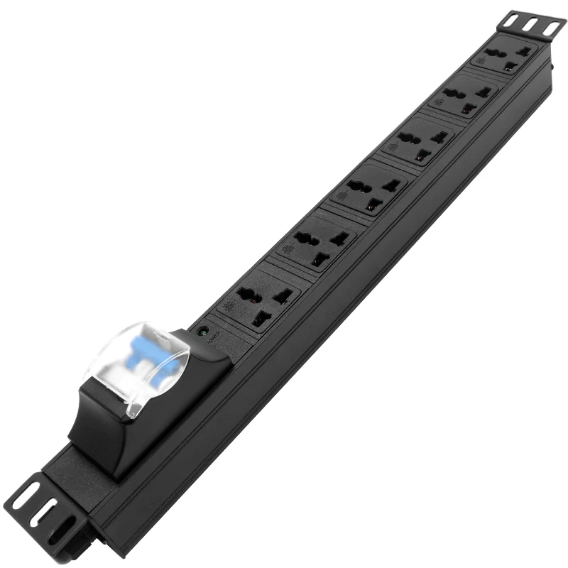 

wireless superpower 16A/32A 4000/8000W Air Switch Universal Power strip 6 Units Outlet Industrial Socket Aluminum alloy shell