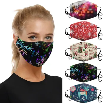 

Adults Washable Halloween Cloth Face Mask Breathable Face Shield Face Shield Windproof Reusable Mouth Mask Washable mascarillas