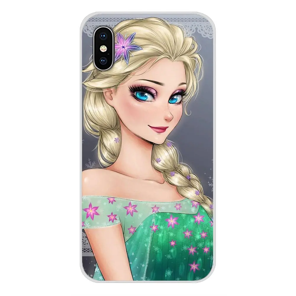 images 1 Аксессуары чехол для телефона Принцесса Эльза Анна для Apple IPhone X XR XS 11Pro MAX 4S 5s 5C SE 6S 7 8 Plus ipod touch 5 6 - Цвет: images 1