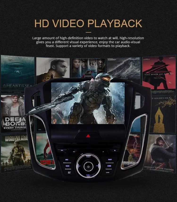 LJDA Android 9,0 автомобильный dvd-плеер для Ford Focus Мультимедиа gps Навигация стерео 1 Din автомагнитола DSP 4G+ 64G