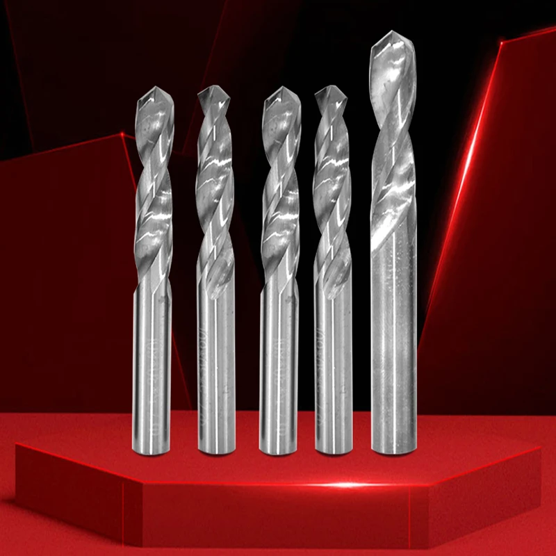

5PCS 3.0mm-6.0mm Drill Bit Carbide Twist Drill Bit CNC Straight Shank Spiral Drill Rotary Power Tools Metal Drilling (4/5/6mm)