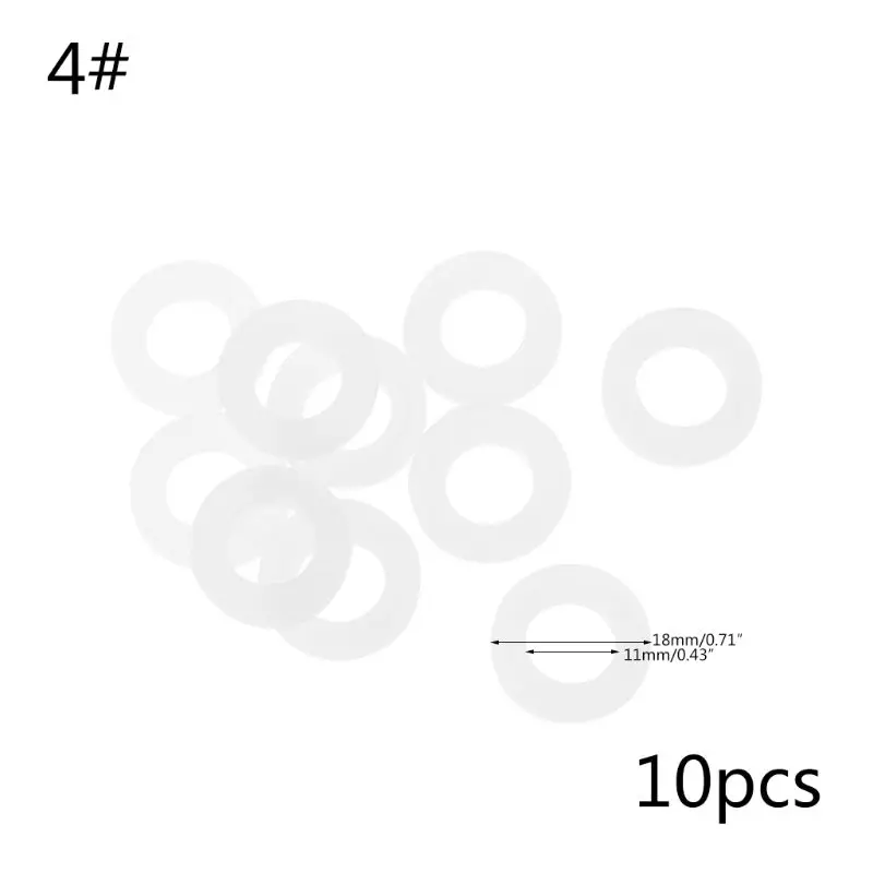 10 шт. гофрированная трубка уплотнительные кольца втулки для насоса силиконовая прокладка для воды 1/" 3/4" 1"