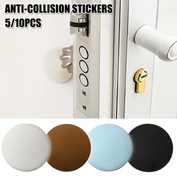 

5/10Pcs Rubber Home Door Doorknob Back Wall Protector Crash Pad Stickers Self-adhesive HKS99