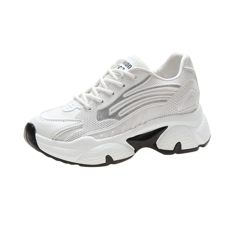 

New Popular Series Women casual shoes breathable Student Sneakers Walking mesh lace up vulcanization shoe tenis feminino K20-17