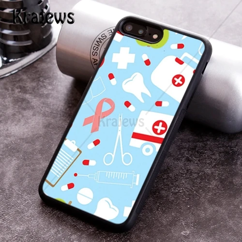 Krajedius зубной зуб медсестры чехол для телефона iPhone X XR XS 11 Pro MAX 5 6 6S 7 8 Plus samsung Galaxy S7edge S8 S9 S10 - Цвет: 001