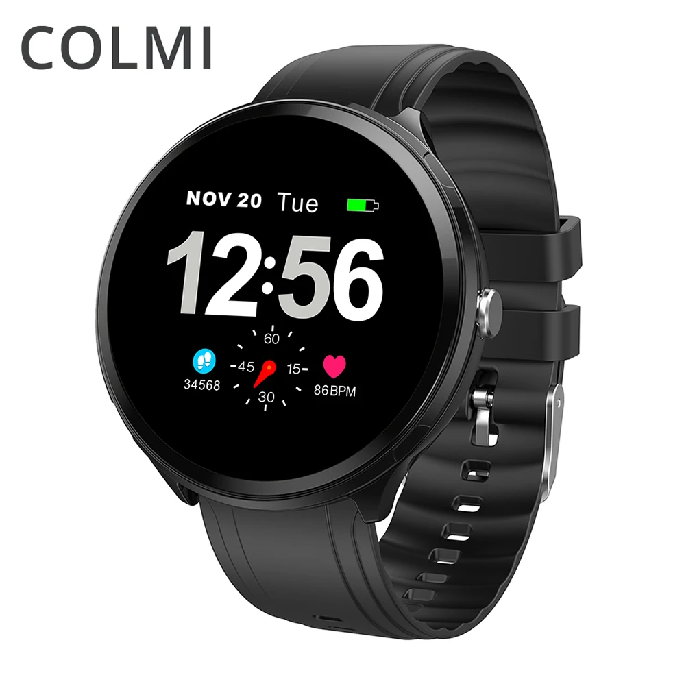 Умные часы COLMI V12 plus водонепроницаемые Bluetooth пульсометр Вибрация мульти-спортивный режим наручные часы для Android IOS Телефон