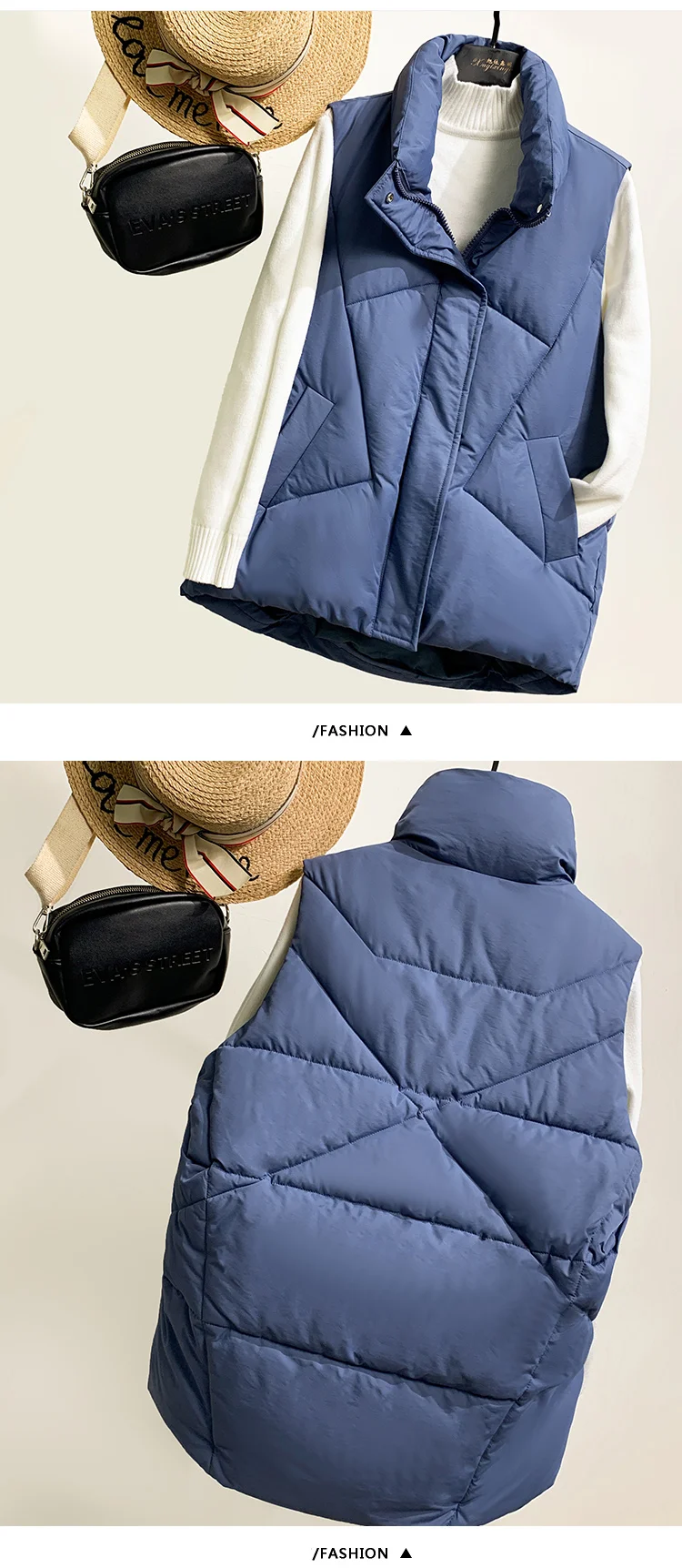 New Autumn Winter Vest Women Fashion jacket coat Fashion coats Down cotton Soft Vintage outwear Clothing