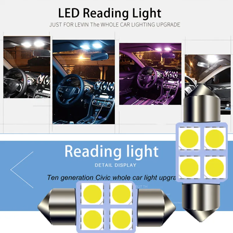 car led 5050 festoon 31mm reading lamps 4