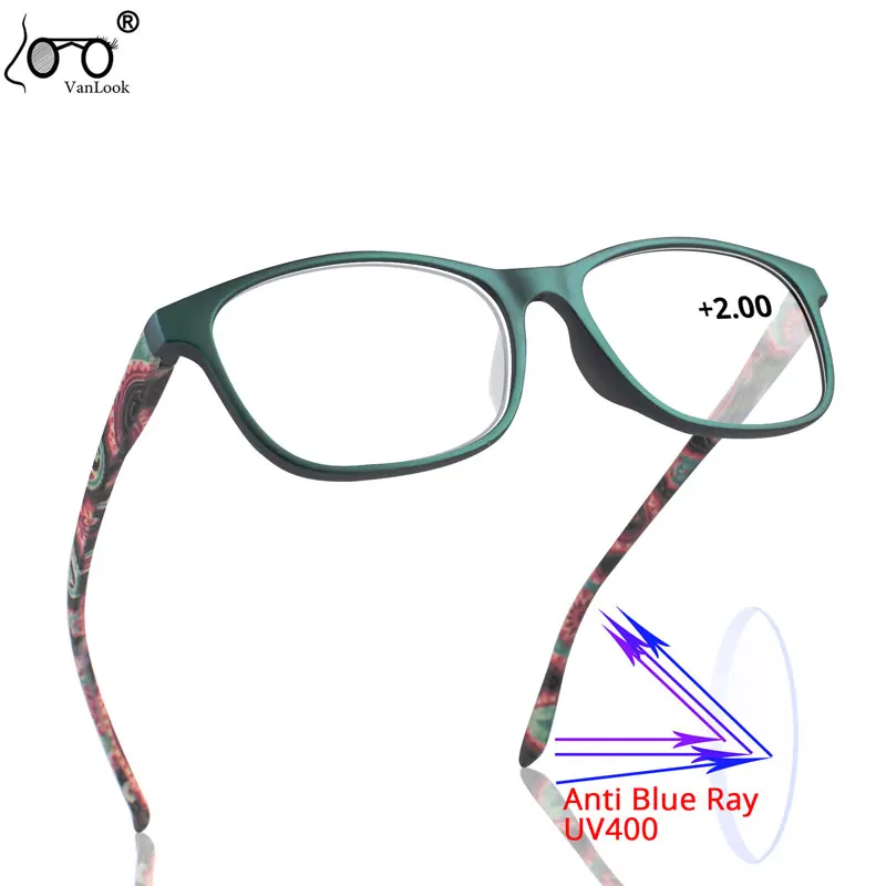 

Women Reading Glasses Anti Blue Light Farsighted Spectacle Cateye Floral presbyopic glasses Men Anti Reflective Reto Eyeglasses