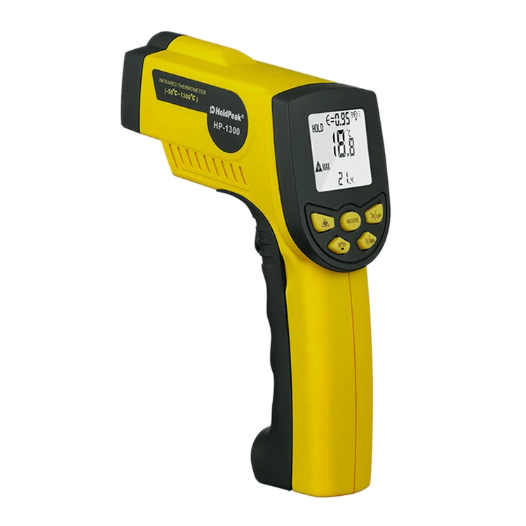 

HoldPeak HP-1300 High Temperature Infrared Thermometer Temperature Sensor Handheld Is an Industrial Electronic Thermometer