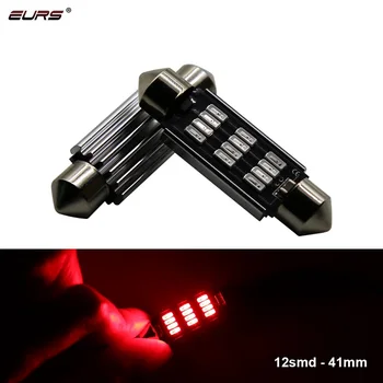 

EURS Festoon 31mm 36mm 39mm 41mm LED Bulb Super Bright 4014 SMD CANBUS No Error Car Interior Bulb License Plate Lamp 9-30V AC