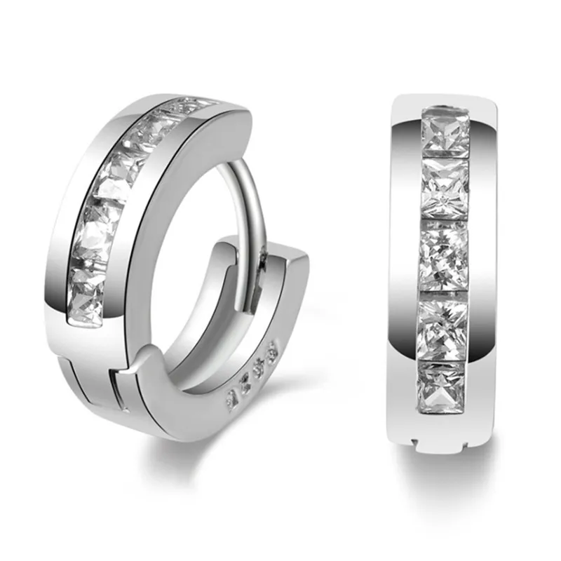 1 пара серьги-гвоздики из нержавеющей стали | Украшения и аксессуары