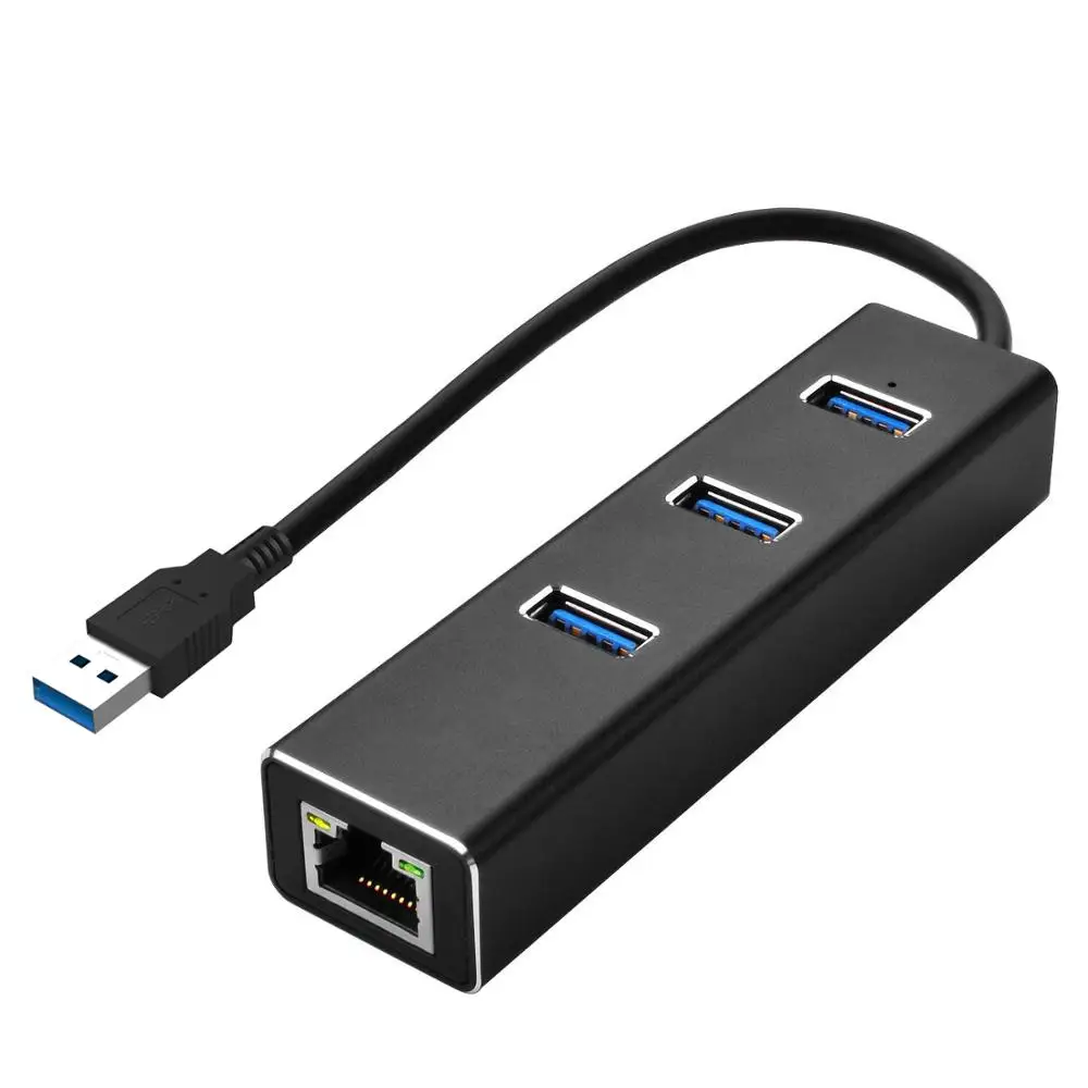 Lcone USB 3,0 гигабитный Ethernet адаптер 10/100/1000 Мбит/с сетевая карта USB 3,0 концентратор Lan проводной Rj45 USB разветвитель для ПК ноутбука