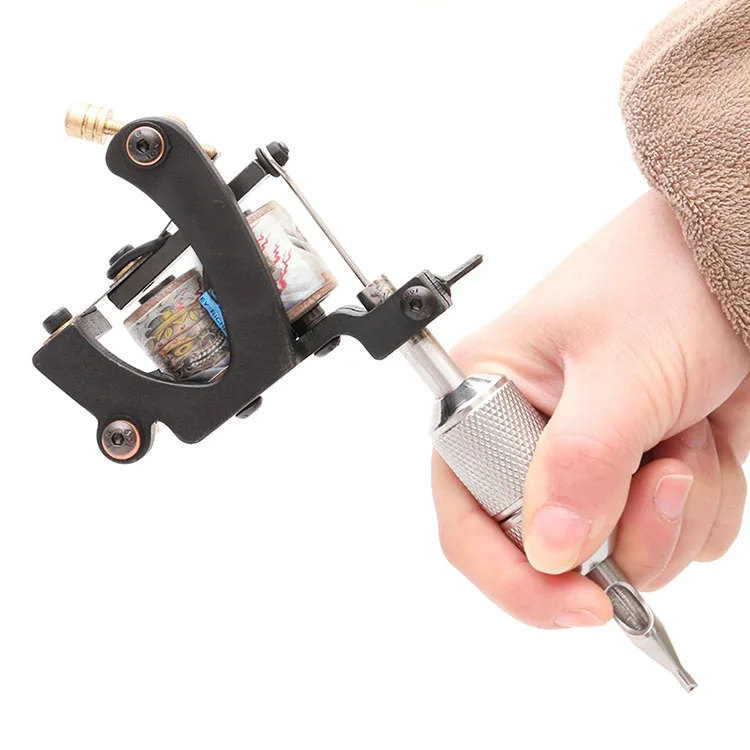 tattoo equipment 12 Wrap Coils Shader Tatoo Gun Tattoos Machine Gun