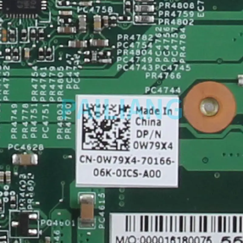 Placa-mãe para Computador Portátil Parpailiang Computador Dell Seus Modelos V3500 Placa-mãe para notebook - Imagem 5