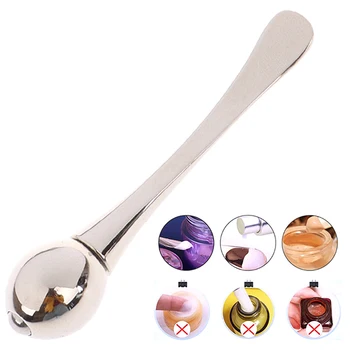 

1pcs Eye Cream Applicator Anti Wrinkle Eye Massager Stick Facial Mask Mixing Brush Essence Mixing Metal Spatula Beauty Care