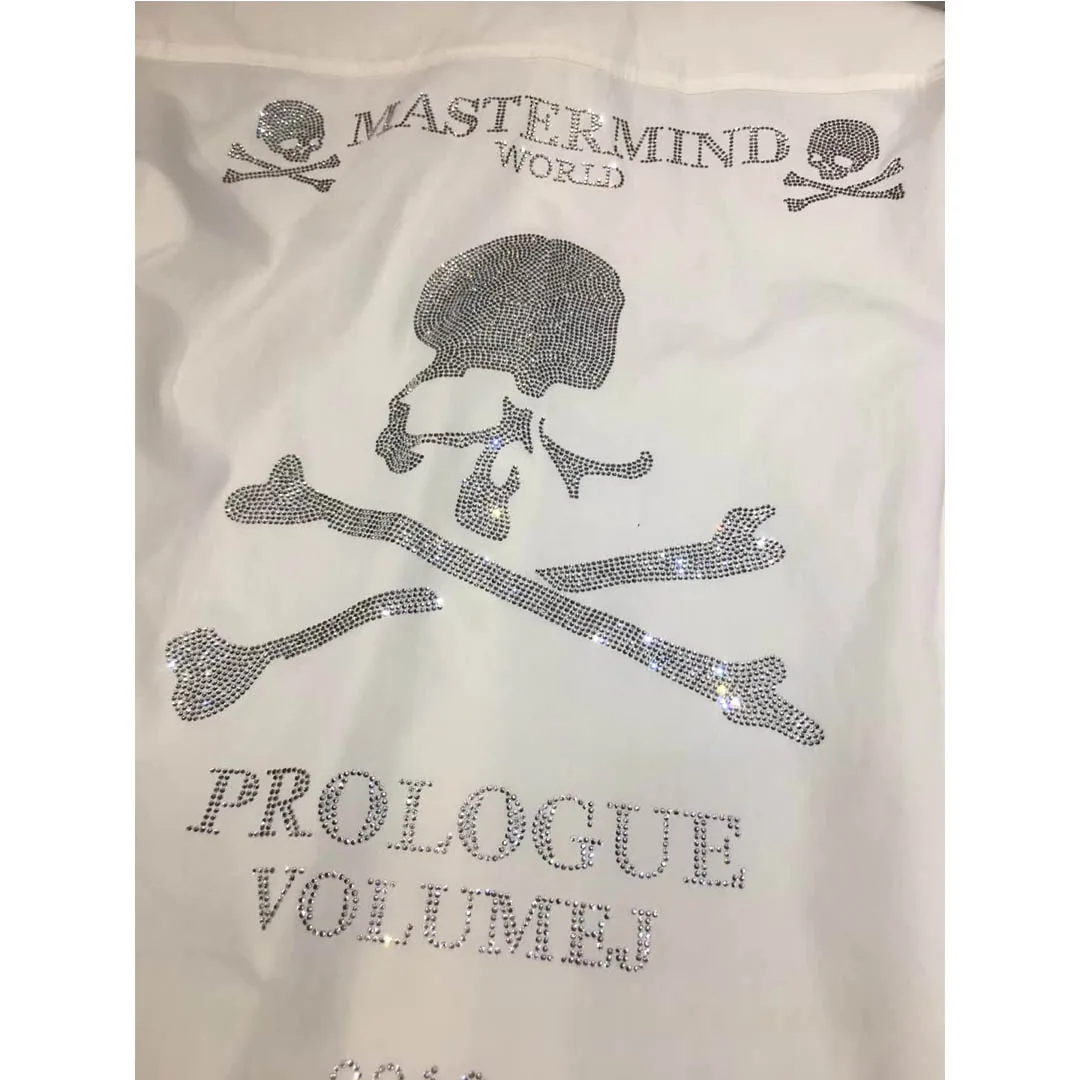 Мужские футболки Mastermind World t-shirt лучшее качество бурение логотип Mastermind тройники Япония Harajuku топы для женщин