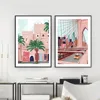 Famous City Poster Morocco New York Paris Ireland Landscape Wall Art Canvas Painting Print Pictures for Living Room Home Decor ► Photo 2/6