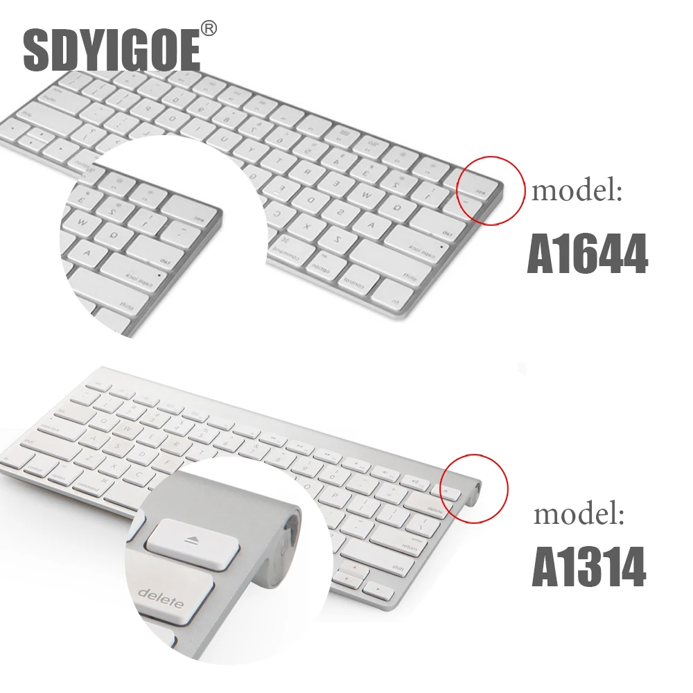Desktop PC for Apple Bluetooth Wireless keybord MLA22LL/ A1644 A1314 IMAC Keyboard cover Protector Silicone Cover US/EU Version