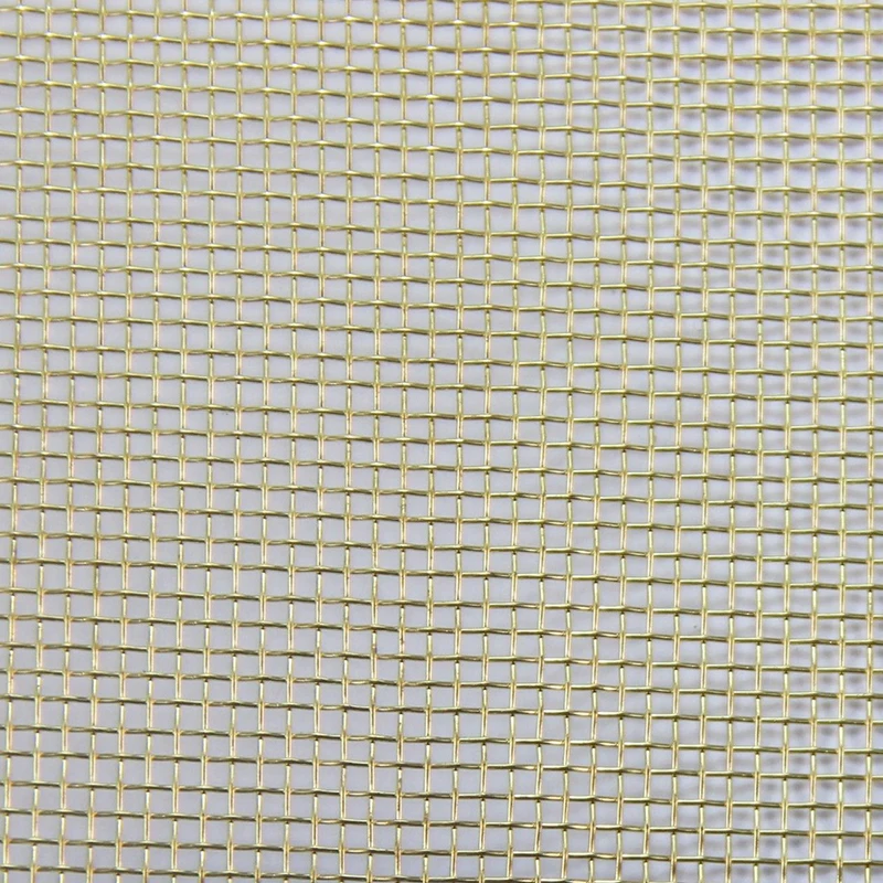 Новое высокое качество тканый латунный фильтр проволока латунная плетеная проволока Сетчатое полотняное переплетение грубая латунная плотная ткань 1 мм отверстие