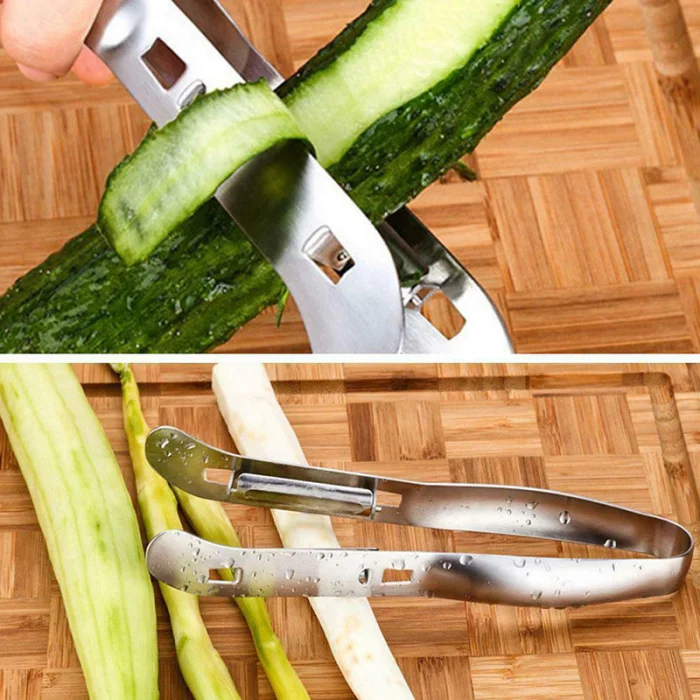 Double-Sided Stainless Steel Vegetable Peeler Easy to Use and Clean Compact Portable SEP99