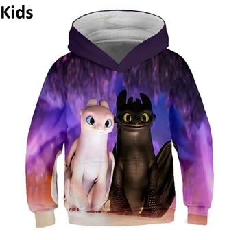 

2020 How To Train Your Dragon Chlidren Cloth Set Kids 3d Print Hoodie Baby Girl Boy Hoodies Sweatshirts S-XXL 06