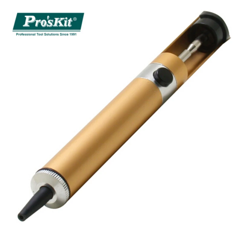

Proskit Suction 32cm-Hg solder sucker High quality aluminum alloy antistatic desoldering pump desoldering gun Tin removal Tools