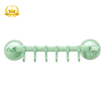 

NEW Plastic Suction Cup Kitchen Hanger Storage Box Bath Towel Towel Bathroom Hook Cooking Tool Flexible Storage Rack Shelf TOB