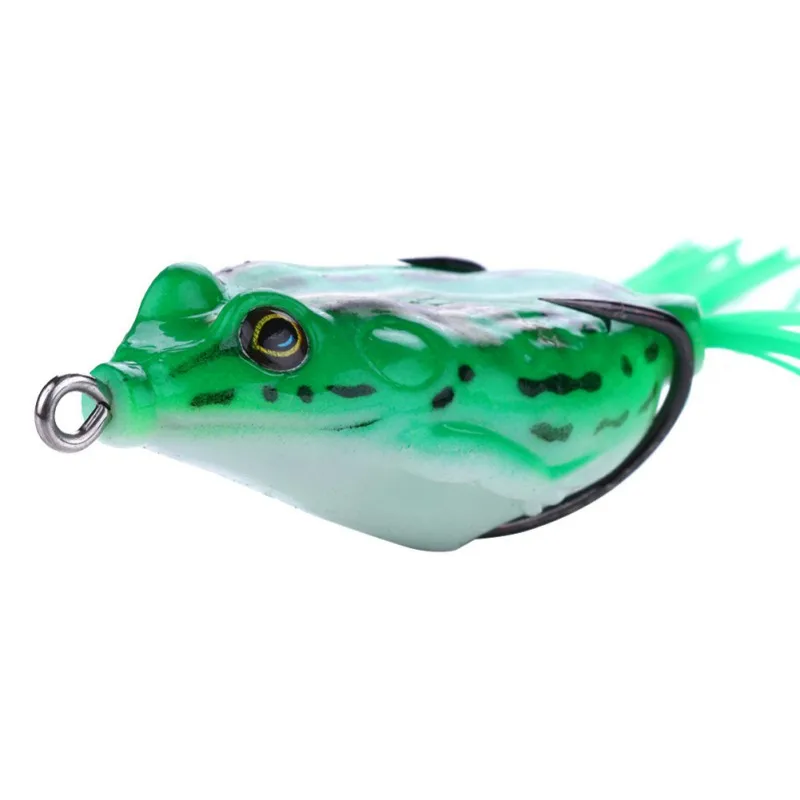 Мягкая Черная рыболовная приманка Thunder Frog для морской ледяной рыбалки блесна в