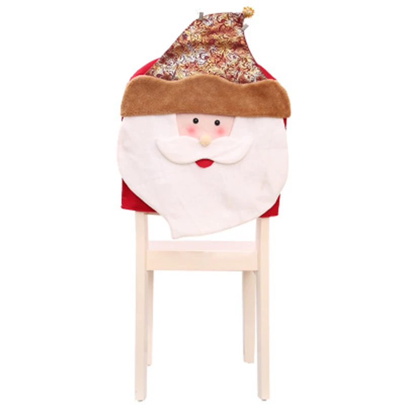 

1PC DIY Christmas Decorations Golden Old Man Chair Set Desktop Arrangement Dress Up Accessories