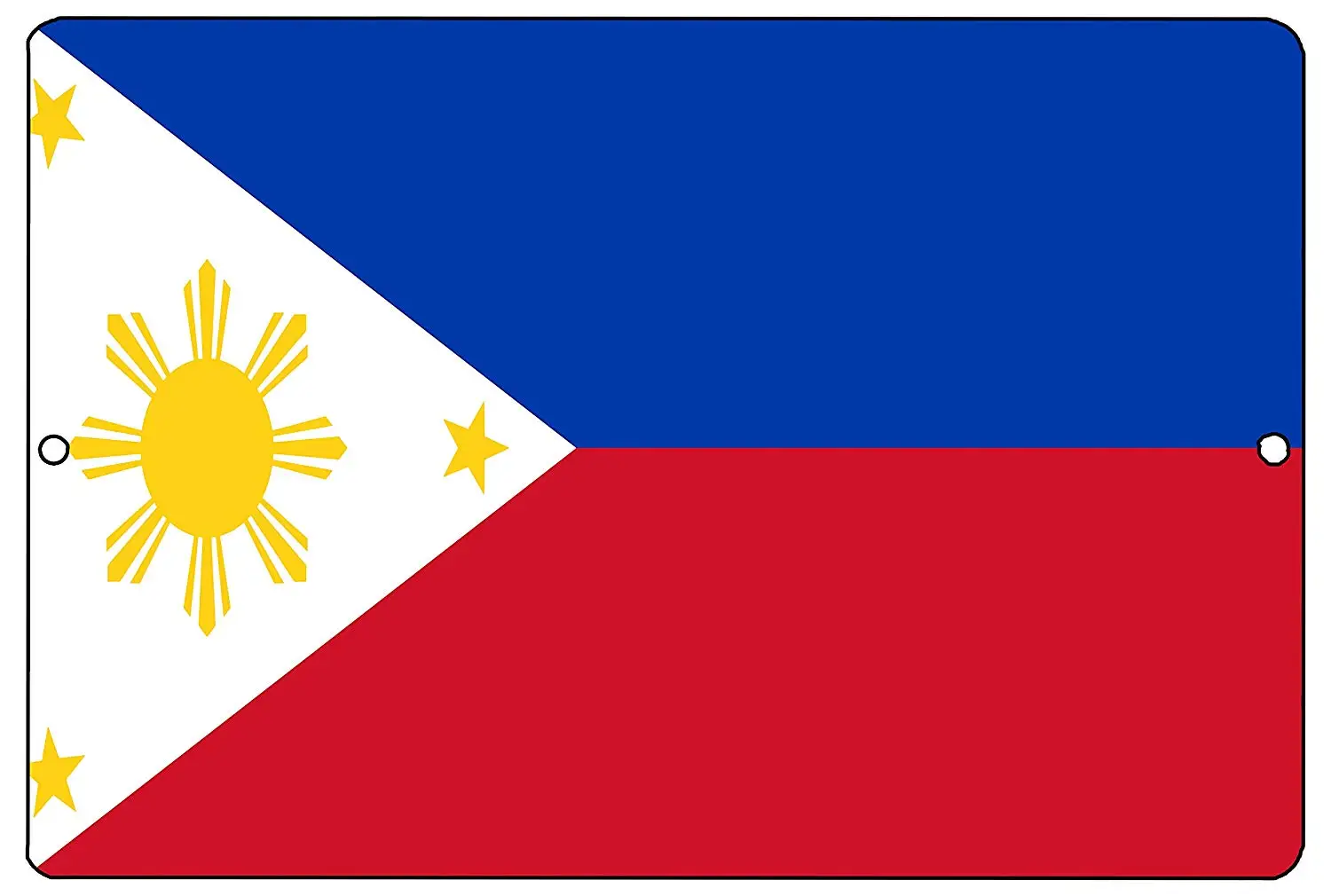 Philippine Flag Metal Tin Sign Wall Decoration Man Cave Bar Plaque | Дом и сад