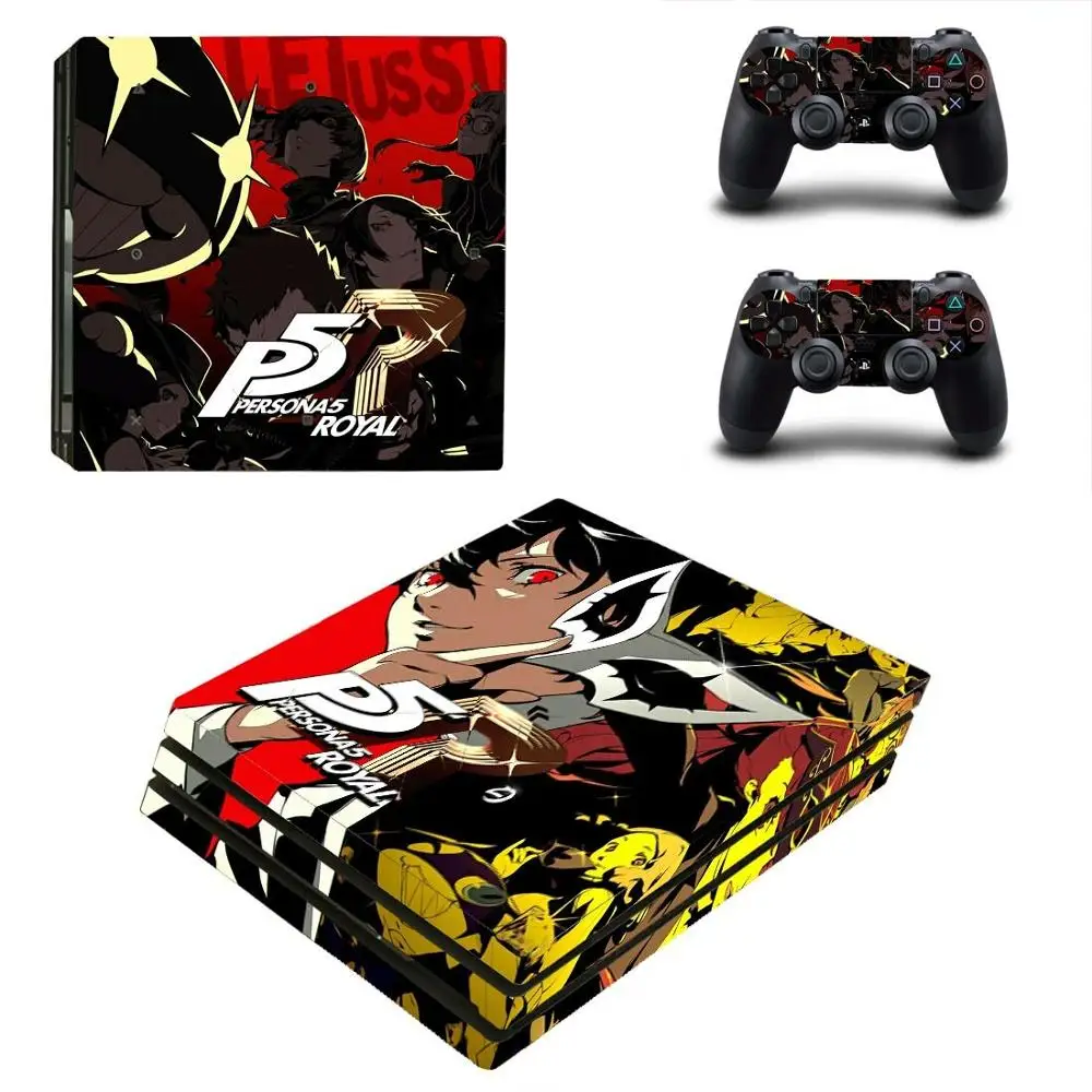 Игра Persona 5 The Royal PS4 Pro наклейка на кожу для консоли playstation 4 и 2 контроллеров PS4 Pro наклейка на кожу виниловая - Цвет: YSP4P-3821