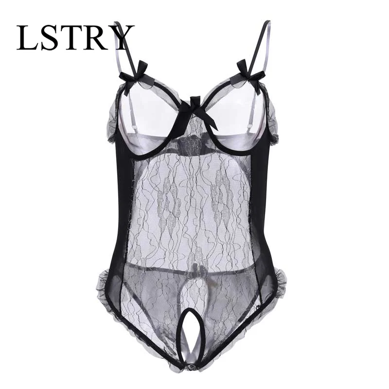 Sexy Lingerie Women Underwear Dress Open Bra Open Crotch Costume