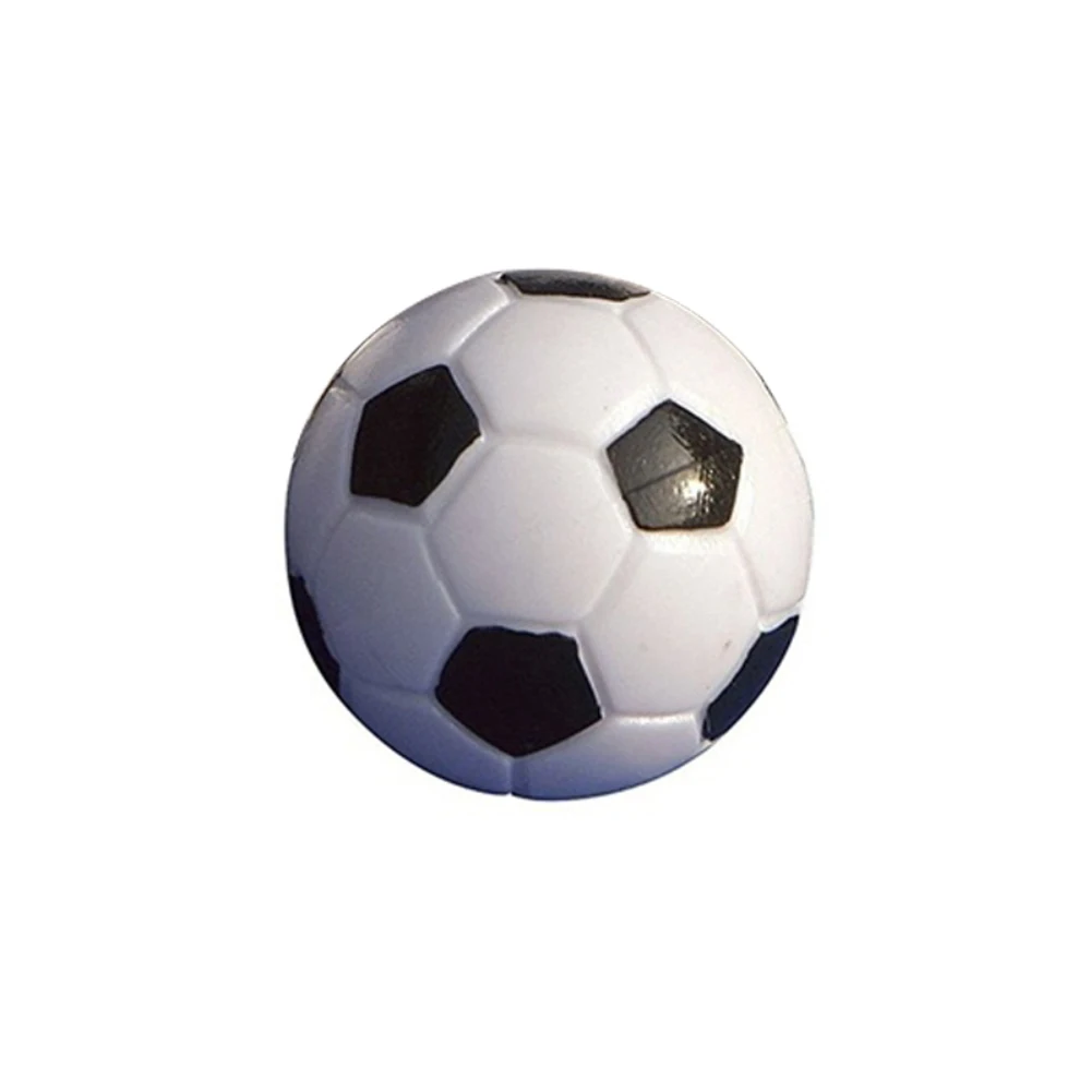 6Pcs 32mm Small Socer Ball Mini Table Football Balls Black White Socer Ball for Entertainment Games Team Memorabilia