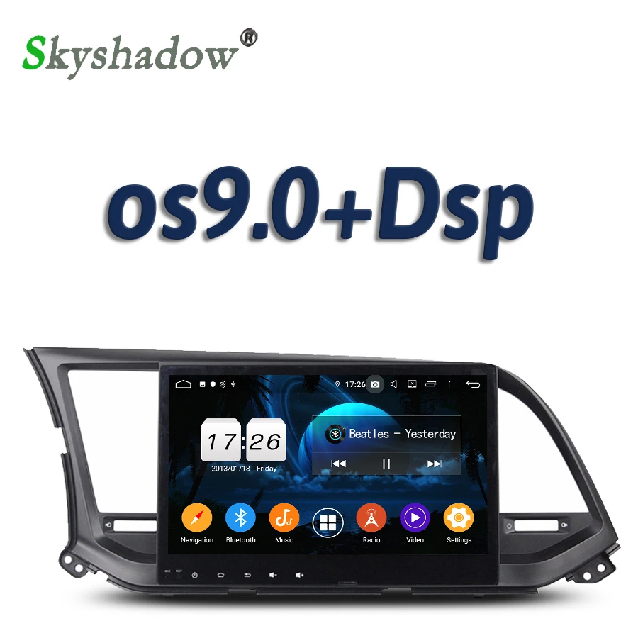 Clearance DSP 10.1" IPS For Hyundai Elantra 2016 Android 9.0 2GB RAM 16GB 4 core Car DVD Player GPS Map RDS Radio wifi 4G Bluetooth 4.2 0 Clearance DSP 10.1" IPS For Hyundai Elantra 2016 Android 9.0 2GB RAM 16GB 4 core Car DVD Player GPS Map RDS Radio wifi 4G Bluetooth 4.2 0