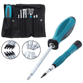 

10 Pcs Screwdriver Sets Repair Tools Combition Home Multi-functional Cloth Bags