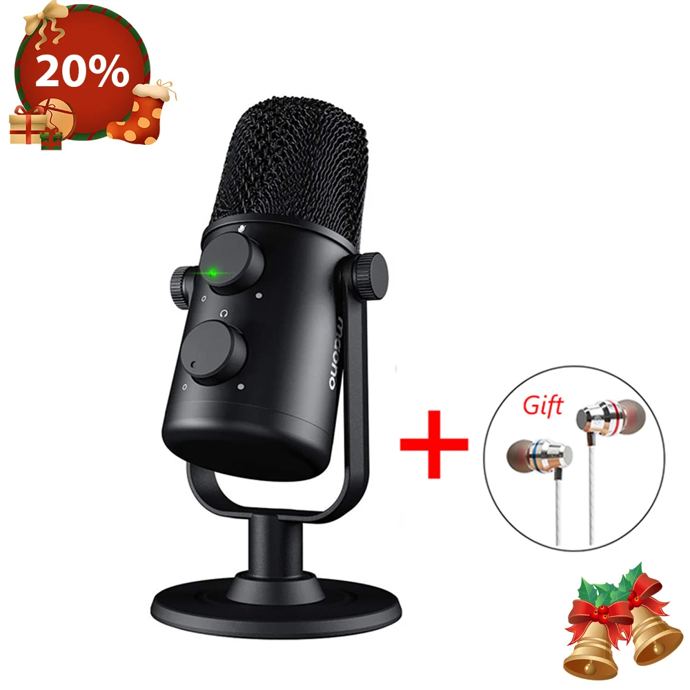 

MAONO AU-902 USB Condenser Microphone Cardioid Sreaming mikrofon Podcast Studio Mic Metal Recording microfone for YouTube Skype