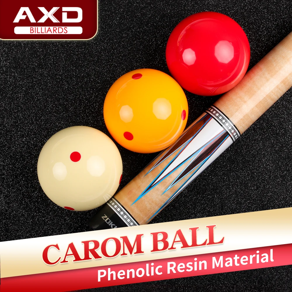 Carom Cue Ball Pool Table Training Spot Cue Ball Diameter 61.5mm Smooth Shiny Durable Phenolic Resin Material Billiard Accessory durable air compressor blade fan blade outer diameter 135mm 5 3inches shaft hole 14mm 0 6inch spare part waterproof accessory