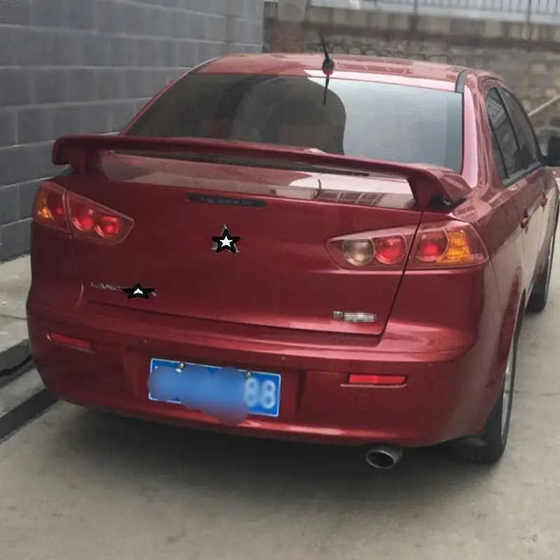 Декоративный аксессуар Automovil внешние аксессуары автомобильный Стайлинг Спойлеры крыльев 18 19 для Mitsubishi Lancer-ex - Цвет: Number 1