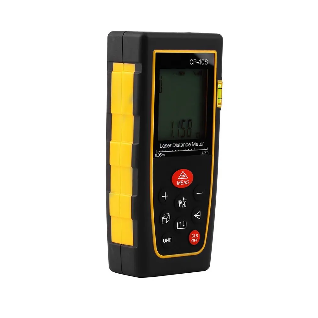 40M Handheld Digital Laser Distance Meter Rangefinder Range Finder Bubble Level Tape Measure Diastimeter 40M Handheld Digital Laser Distance Meter Rangefinder Range Finder Bubble Level Tape Measure Diastimeter