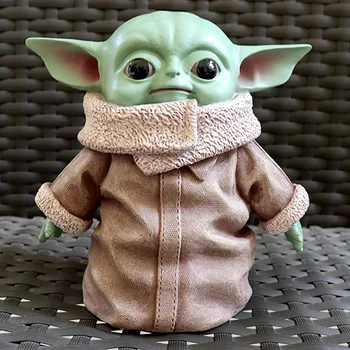

Master Yoda Anime Film Star Wars Yoda Resin Action Figure The Force Awakens Pendant Model Gifts Toys for Children 3Y06