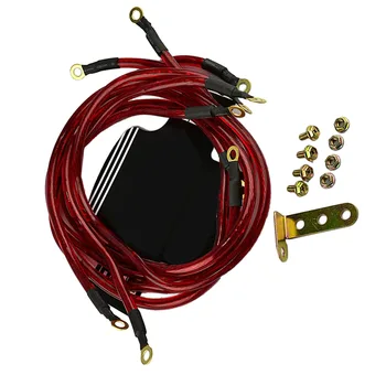 

5 in 1 Plastic Surface Car Battery Grounding Wiring Cable Set