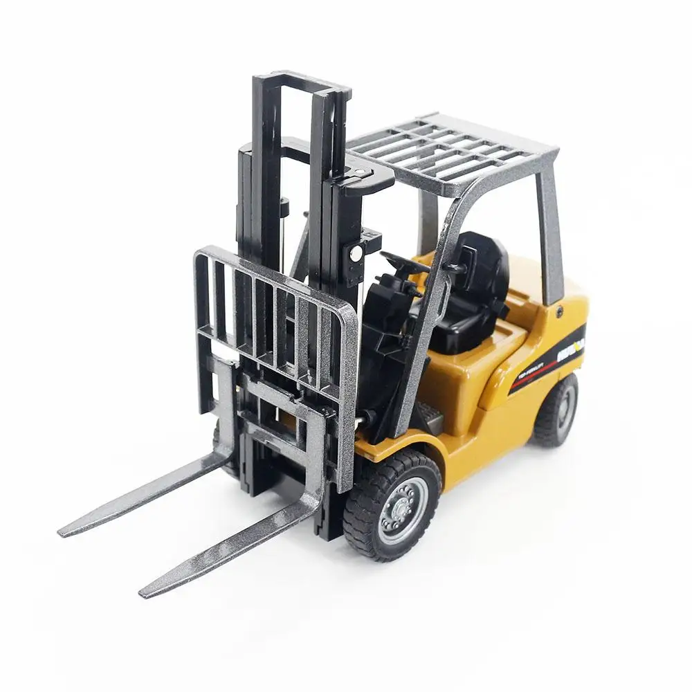 HUINA 1717 1:50 Alloy Forklift Truck Car Construction Vehicle Engineering Toy 
