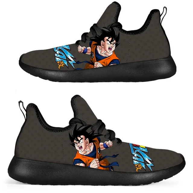 HMB6013Z60 ELVISWORDS Dragon Ball Z крутая повседневная обувь Saiyan летние дышащие спортивные мужские штаны Сон Гоку Dragon Ball мужские сетчатые кроссовки - Цвет: HMB6013Z60
