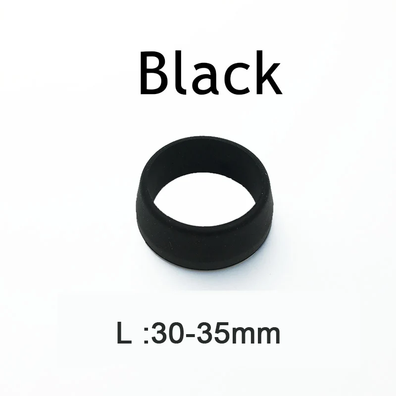 30-35mm Black Силикагель Велосипедное Сиденье, для горного велосипеда пост водонепроницаемый кольцо велосипед Горный Дорожный велосипед Подседельный штырь пылезащитный чехол велосипедные аксессуары - Цвет: 30-35mm Black