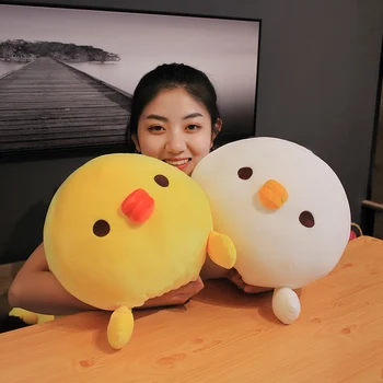 

2-color multi size 25-90cm cute chicken pillow soft plush toy chicken baby animal pillow soothing sleep pillow