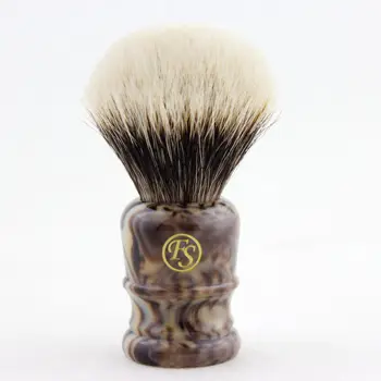 

"FS"-#MF24-MM26, MANCHURIAN Finest badger Shaving Brush with Tiger Skin Handle, Knot size 24mm+FREE SHIPPING+FREE STAND