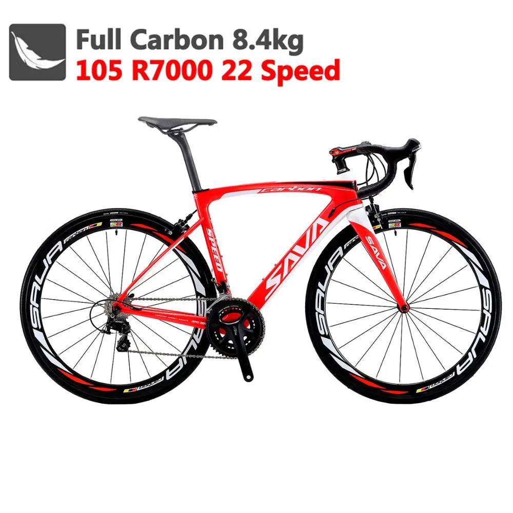 Bici da strada carbonio 700C Bicicletta da corsa in carbonio T800 bici  carbonio del Carbonio Della Bicicletta Piena del Carbonio Della Bicicletta  Da Corsa con Shimano 105 R7000 Bici Da Corsa bici