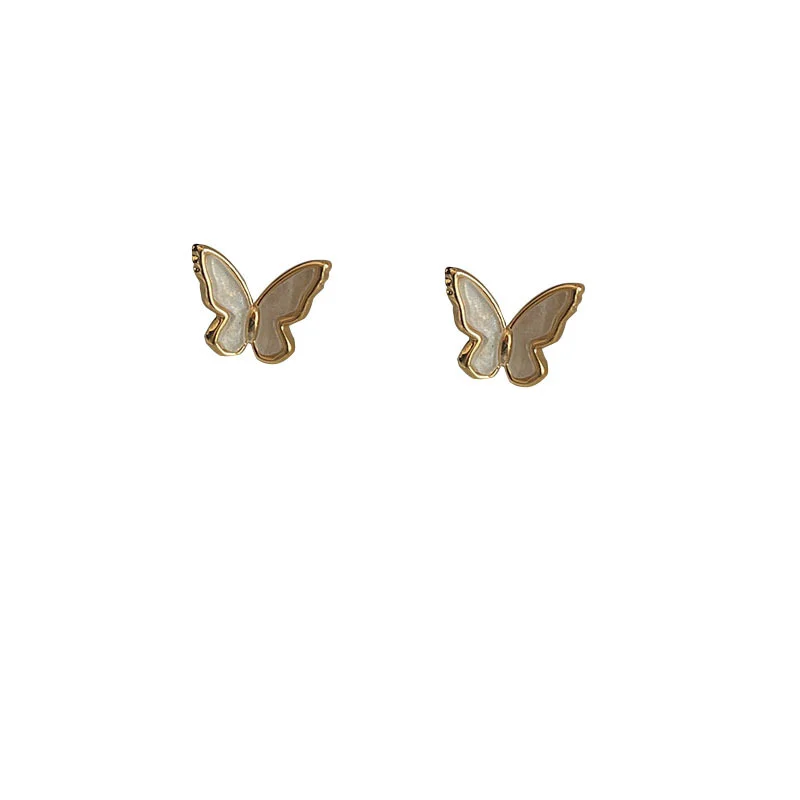 2020 Korean Retro Acrylic Butterfly Earrings Fashion Cute Animal Brincos Statement stud Earrings Jewelry Gift - Image 5