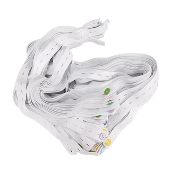 

100 Pack Diaper Belt Diaper Buckle Adjustable Elastic Diaper Fixing Belt Baby Diaper Strap